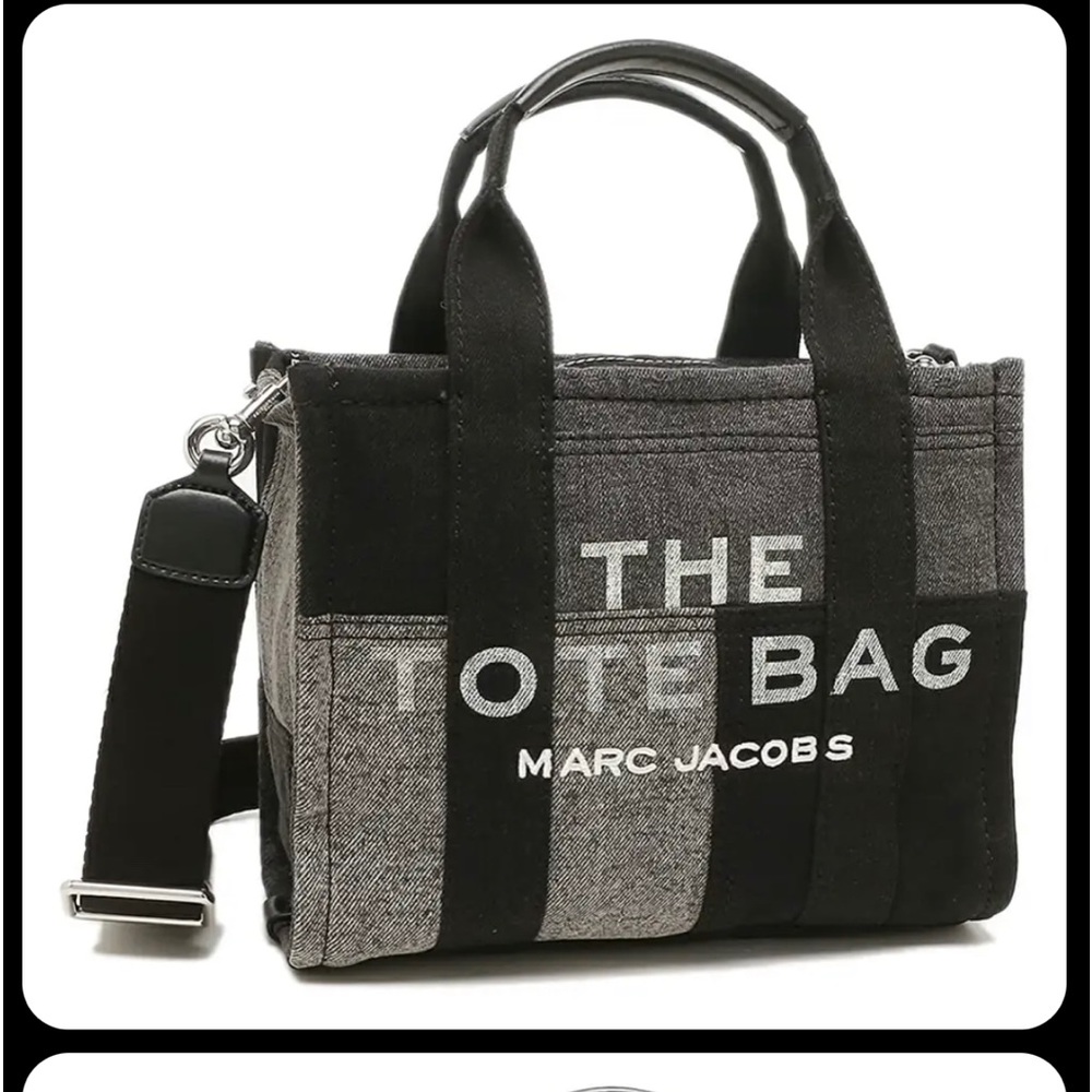 Marc Jacobs Denim patchwork small tote
